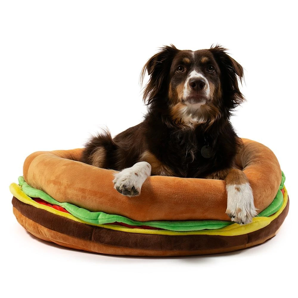 Kidrobot Yummy World Pets: Premium Burger Plush Dog Bed 6 Kidrobot Yummy World Pets: Premium Burger Plush Dog Bed