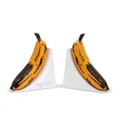 NEW RELEASES Kidrobot X Andy Warhol Resin Banana Bookends - Yellow Edition