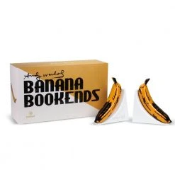 NEW RELEASES Kidrobot X Andy Warhol Resin Banana Bookends - Yellow Edition