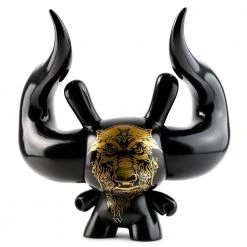 Arcane Divination The Black Devil 8" Dunny Art Figure By Godmachine