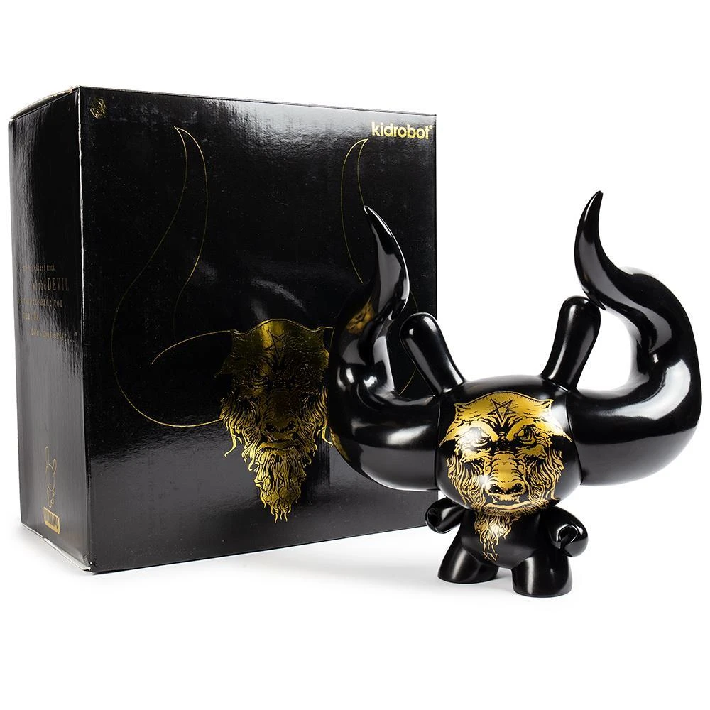 Arcane Divination The Black Devil 8" Dunny Art Figure By Godmachine 7 Arcane Divination The Black Devil 8" Dunny Art Figure By Godmachine