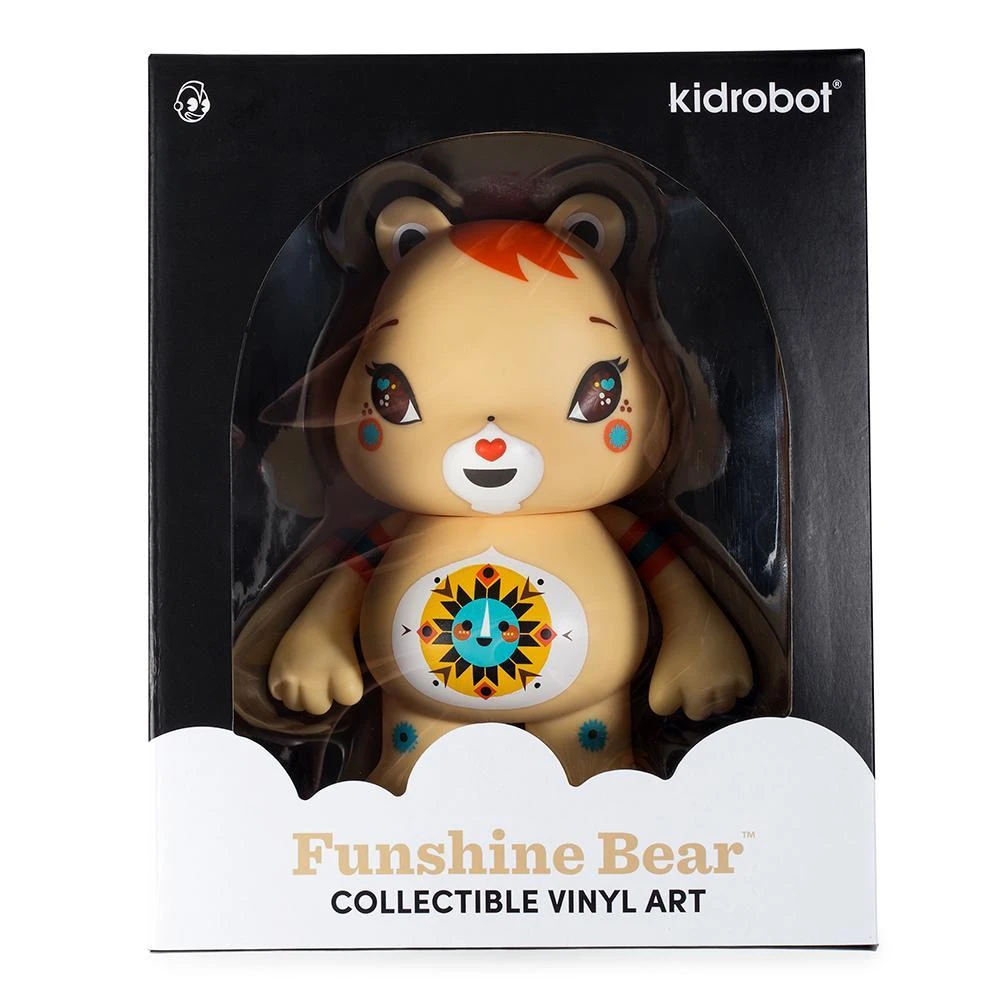 DESIGNER ART TOYS Care Bears Funshine Bear Art Figure By Julie West 5 DESIGNER ART TOYS Care Bears Funshine Bear Art Figure By Julie West