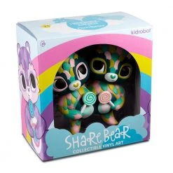 CAREBEARS Care Bears Share Bear Green Art Figure By Jordan Elise Perme DESIGNER ART TOYS