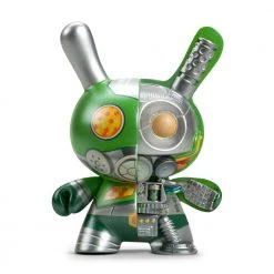 Dairobo-B Mecha Half Ray 5" Dunny By Dolly Oblong - Kidrobot.com Exclusive Green Edition NEW RELEASES