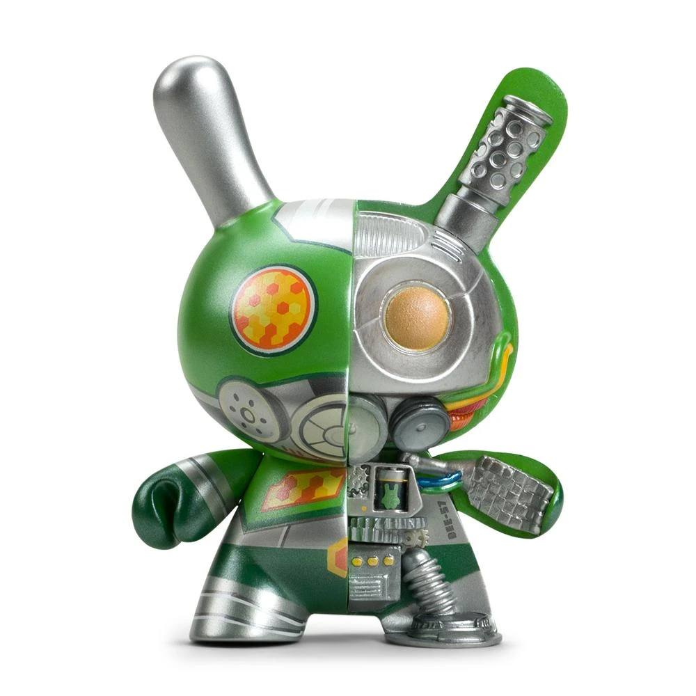 Dairobo-B Mecha Half Ray 5" Dunny By Dolly Oblong - Kidrobot.com Exclusive Green Edition NEW RELEASES 1 Dairobo-B Mecha Half Ray 5" Dunny By Dolly Oblong - Kidrobot.com Exclusive Green Edition NEW RELEASES