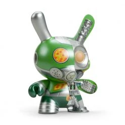 Dairobo-B Mecha Half Ray 5" Dunny By Dolly Oblong - Kidrobot.com Exclusive Green Edition NEW RELEASES