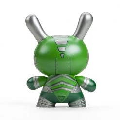 Dairobo-B Mecha Half Ray 5" Dunny By Dolly Oblong - Kidrobot.com Exclusive Green Edition NEW RELEASES 11 Dairobo-B Mecha Half Ray 5
