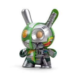 Dairobo-B Mecha Half Ray 5" Dunny By Dolly Oblong - Kidrobot.com Exclusive Green Edition NEW RELEASES 13 Dairobo-B Mecha Half Ray 5