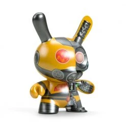 Dairobo-B Mecha Half Ray 5" Dunny By Dolly Oblong - Yellow Edition FATHER'S DAY GIFTS