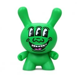 Keith Haring Masterpiece Three Eyed Face 8" Dunny Art Figure DESIGNER ART TOYS