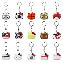 Sanrio Hello Kitty® X Team USA Vinyl Keychains By Kidrobot