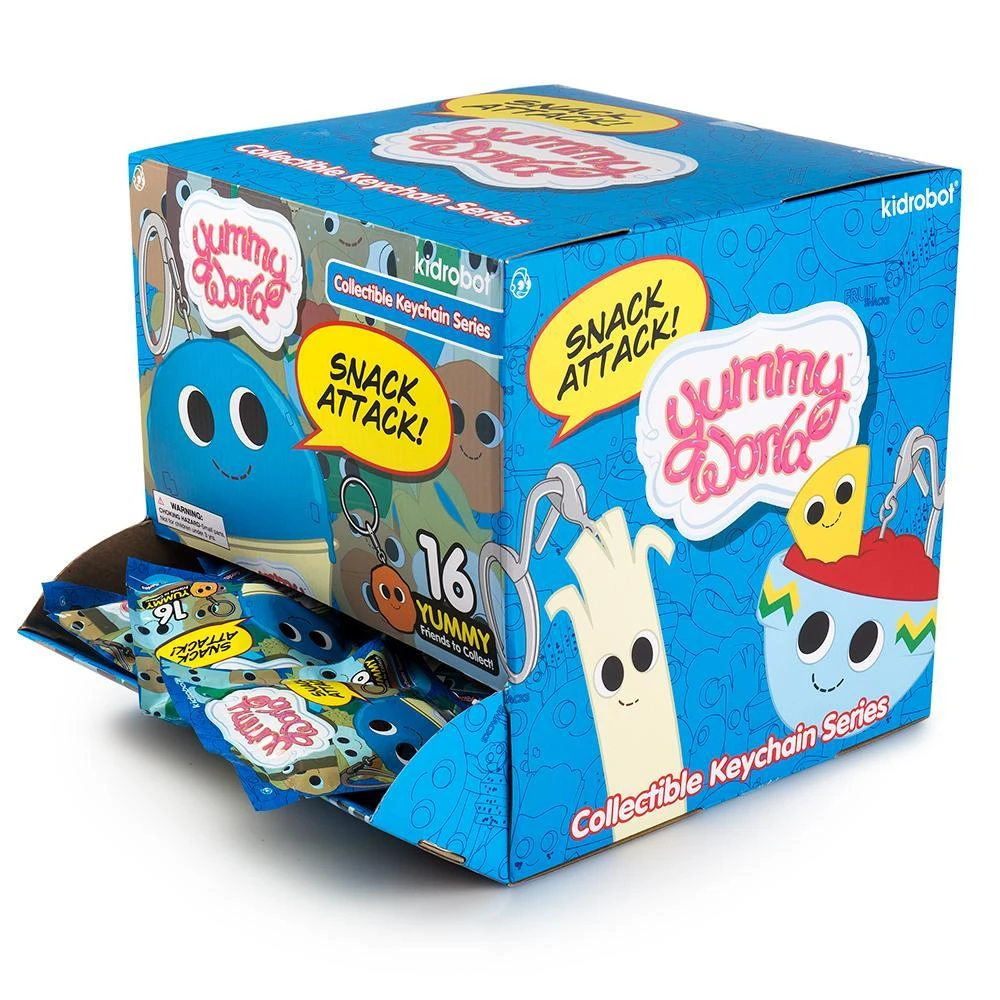 Kidrobot FATHER'S DAY GIFTS Yummy World Snack Attack Blind Bag Keychains 4 Kidrobot FATHER'S DAY GIFTS Yummy World Snack Attack Blind Bag Keychains