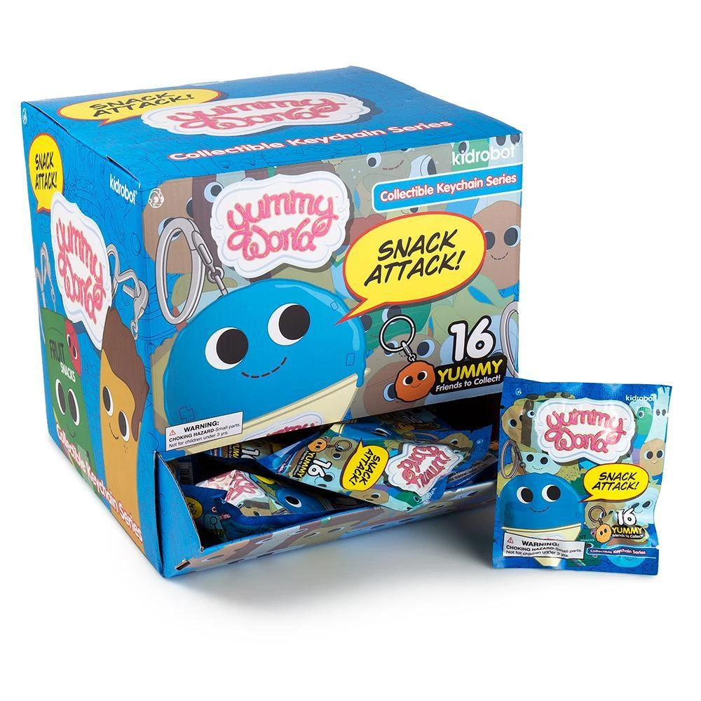 Kidrobot FATHER'S DAY GIFTS Yummy World Snack Attack Blind Bag Keychains 5 Kidrobot FATHER'S DAY GIFTS Yummy World Snack Attack Blind Bag Keychains