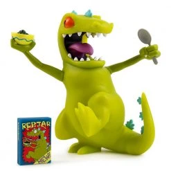 DESIGNER ART TOYS Nickelodeon Rugrats REPTAR Art Toy Figure By Kidrobot