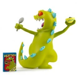 DESIGNER ART TOYS Nickelodeon Rugrats REPTAR Art Toy Figure By Kidrobot
