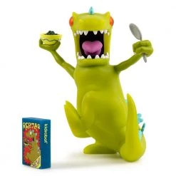 DESIGNER ART TOYS Nickelodeon Rugrats REPTAR Art Toy Figure By Kidrobot