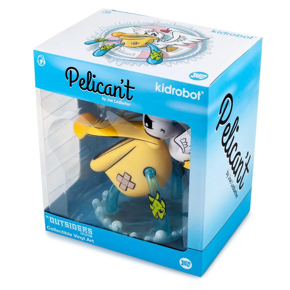 Pelican't 8" Vinyl Art Figure By Joe Ledbetter - Arctic Edition DESIGNER ART TOYS 9 Pelican't 8" Vinyl Art Figure By Joe Ledbetter - Arctic Edition DESIGNER ART TOYS