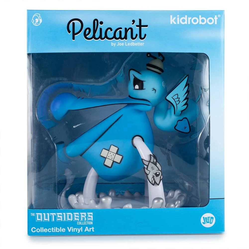 Pelican't 8" Vinyl Art Figure By Joe Ledbetter - Arctic Edition DESIGNER ART TOYS 6 Pelican't 8" Vinyl Art Figure By Joe Ledbetter - Arctic Edition DESIGNER ART TOYS