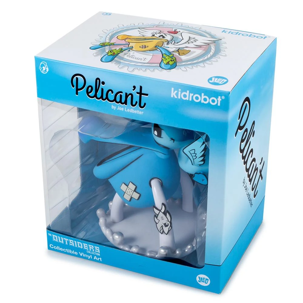 Pelican't 8" Vinyl Art Figure By Joe Ledbetter - Arctic Edition DESIGNER ART TOYS 7 Pelican't 8" Vinyl Art Figure By Joe Ledbetter - Arctic Edition DESIGNER ART TOYS