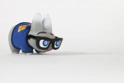 Pipken Preppy Labbit Art Figure By Scott Tolleson X Frank Kozik - Blue Edition