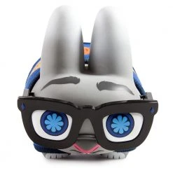 Pipken Preppy Labbit Art Figure By Scott Tolleson X Frank Kozik - Blue Edition