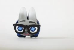 Pipken Preppy Labbit Art Figure By Scott Tolleson X Frank Kozik - Blue Edition
