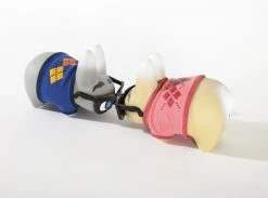 Pipken Preppy Labbit Art Figure By Scott Tolleson X Frank Kozik - Red Edition