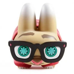 Pipken Preppy Labbit Art Figure By Scott Tolleson X Frank Kozik - Red Edition
