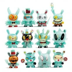 DESIGNER ART TOYS "The 13" Glow-in-the-Dark Dunny Series By Brandt Peters X Kidrobot