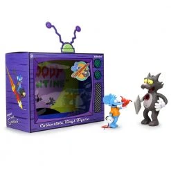 NEW RELEASES The Simpsons Itchy And Scratchy Vinyl Art Figure - My Bloody Valentine Edition