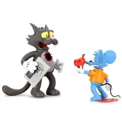 NEW RELEASES The Simpsons Itchy And Scratchy Vinyl Art Figure - My Bloody Valentine Edition