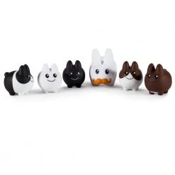 Vinyl 1.5" Labbit With Littons 6-Pack By Frank Kozik
